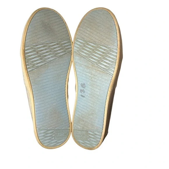 TOMS Beige Avalon Slip On Shoes Women Size 9 - Picture 8 of 10